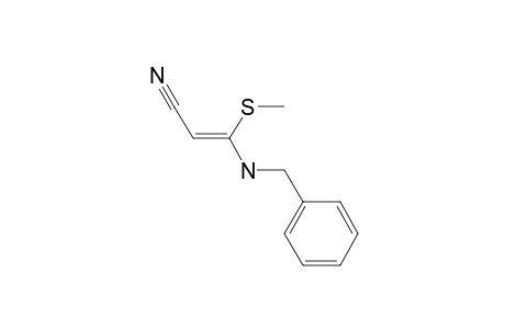 (Z)-3-(benzylamino)-3-(methylthio)acrylonitrile