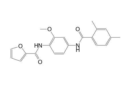 N-{4-[(2,4-dimethylbenzoyl)amino]-2-methoxyphenyl}-2-furamide
