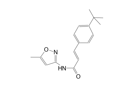 (2E)-3-(4-tert-butylphenyl)-N-(5-methyl-3-isoxazolyl)-2-propenamide