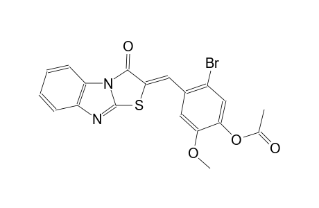 thiazolo[3,2-a]benzimidazol-3(2H)-one, 2-[[4-(acetyloxy)-2-bromo-5-methoxyphenyl]methylene]-, (2Z)-