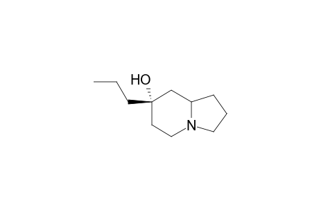 7-n-propyl-7-hydroxy-perhydroindolizine /epimer A