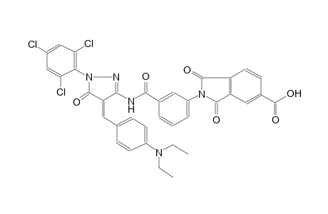 1H-isoindole-5-carboxylic acid, 2-[3-[[[(4E)-4-[[4-(diethylamino)phenyl]methylene]-4,5-dihydro-5-oxo-1-(2,4,6-trichlorophenyl)-1H-