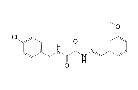 acetic acid, [[(4-chlorophenyl)methyl]amino]oxo-, 2-[(E)-(3-methoxyphenyl)methylidene]hydrazide