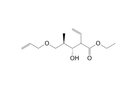 Ethyl (2R,3R,4R)-5-alloxy-3-hydroxy-4-methyl-2-vinylpentanoate