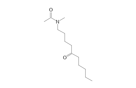 N-methyl-N-(5-oxodecyl)acetamide