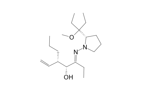 (2S,2'R,3'S)-1-(1'-Ethyl-2'-hydroxy-3'-propyl-1'-pent-4'-enylideneamino)-2-(1-ethyl-1-methoxypropyl)pyrrolidine