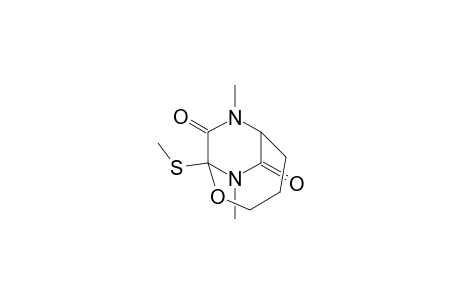 2-Oxa-7,9-diazabicyclo[4.2.2]decane-8,10-dione, 7,9-dimethyl-1-(methylthio)-