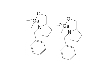 Dimethylgallium(III)-71Ga (1-benzylpyrrolidin-2-yl)methanolate