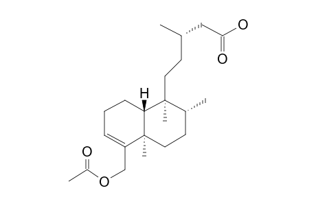 5-((1S,2R,4ar)-5-(Acetoxymethyl)-1,2,4A-trimethyl-1,2,3,4,4A,7,8,8A-octahydronaphthalen-1-yl)-3-methylpentanoic acid