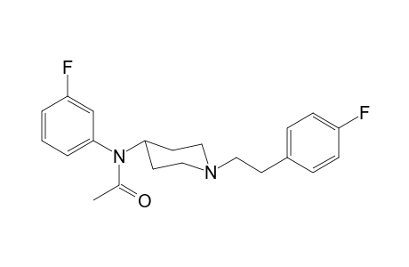 N-(3-Fluorophenyl)-N-(1-[2-(4-fluorophenyl)ethyl]piperidin-4-yl)acetamide