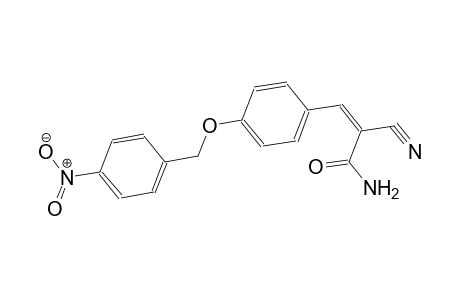 (2Z)-2-cyano-3-{4-[(4-nitrobenzyl)oxy]phenyl}-2-propenamide