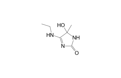 5-(Ethylamino)-4-methyl-4-hydroxy-3,4-dihydroimidazol-2-one