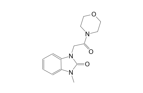 1-methyl-3-[2-(4-morpholinyl)-2-oxoethyl]-1,3-dihydro-2H-benzimidazol-2-one