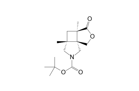 N-tert-Butoxycarbonyl-5-methyl-7-methyl-3-aza-9-oxatricyclo[5.3.0.01,5]decan-8-one