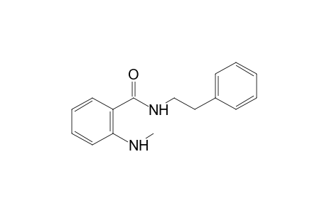 o-(methylamino)-N-phenethylbenzamide