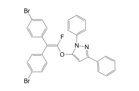 5-((2,2-bis(4-bromophenyl)-1-fluorovinyl)oxy)-1,3-diphenyl-1H-pyrazole
