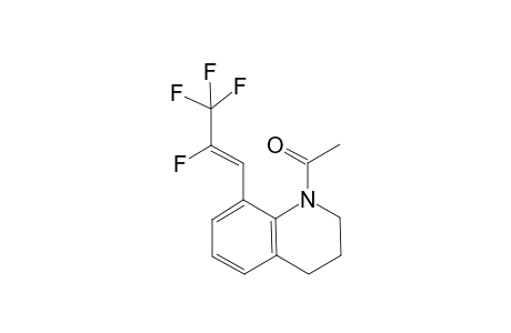 (Z)-1-(8-(2,3,3,3-tetrafluoroprop-1-en-1-yl)-3,4-dihydroquinolin-1(2H)-yl)ethan-1-one
