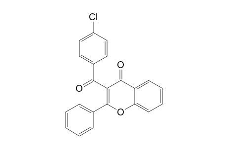 3-(4-CHLOROPHENYL)-2-PHENYL-4-H-1-BENZOPYRAN-4-ONE