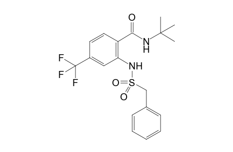 N-(tert-Butyl)-2-[(phenylmethyl)sulfonamido]-4-(trifluoromethyl)benzamide