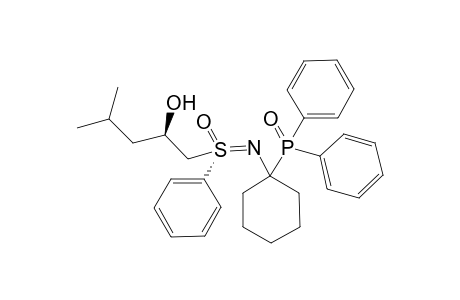1-N-(5)-[(2R,S)-2-Hydroxy-4-methylpentyl-S-phenylsulfonimidoyl]-P-diphenyl-P-cyclohexyl-1-phosphine Oxide
