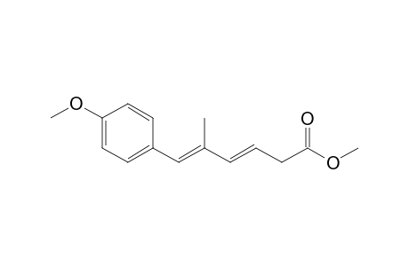 (3E,5E)-6-(4-methoxyphenyl)-5-methyl-hexa-3,5-dienoic acid methyl ester