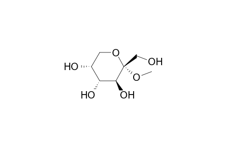 .alpha.-D-Fructopyranoside, methyl