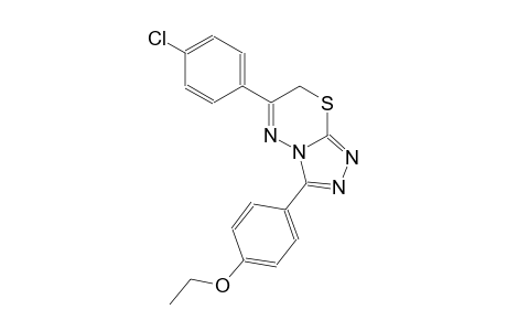 6-(4-chlorophenyl)-3-(4-ethoxyphenyl)-7H-[1,2,4]triazolo[3,4-b][1,3,4]thiadiazine