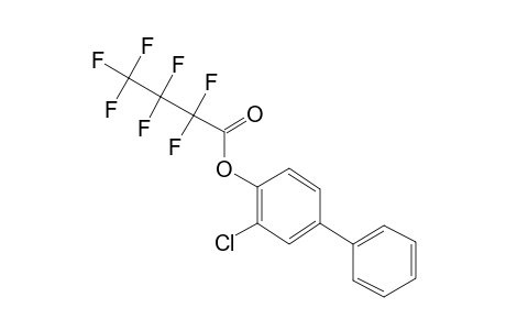 4-Hydroxy-3-chlorobiphenyl, heptafluorobutyrate