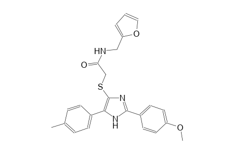 acetamide, N-(2-furanylmethyl)-2-[[2-(4-methoxyphenyl)-5-(4-methylphenyl)-1H-imidazol-4-yl]thio]-