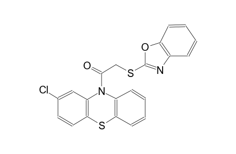 10-[(1,3-benzoxazol-2-ylsulfanyl)acetyl]-2-chloro-10H-phenothiazine