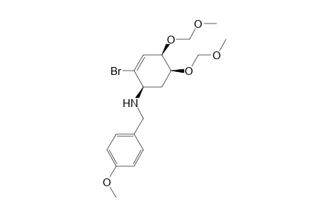(1R,4R,5S)-2-bromo-N-(4-methoxybenzyl)-4,5-bis(methoxymethoxy)cyclohex-2-enamine