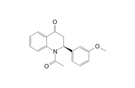 (S)-1-acetyl-2-(3-methoxyphenyl)-2,3-dihydroquinolin-4(1H)-one