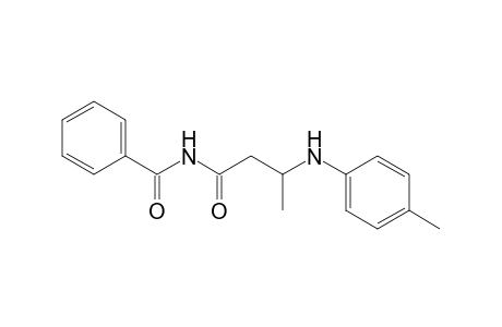 N-(3-p-Tolylamino-butyryl)-benzamide