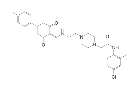1-piperazineacetamide, N-(4-chloro-2-methylphenyl)-4-[2-[[[4-(4-methylphenyl)-2,6-dioxocyclohexylidene]methyl]amino]ethyl]-