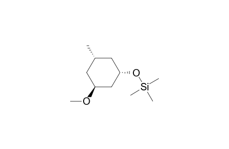 Silane, [(3-methoxy-5-methylcyclohexyl)oxy]trimethyl-, (1.alpha.,3.beta.,5.alpha.)-