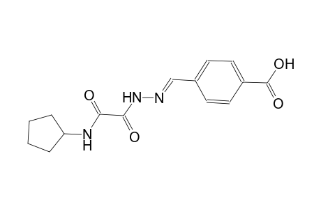 benzoic acid, 4-[(E)-[[2-(cyclopentylamino)-1,2-dioxoethyl]hydrazono]methyl]-