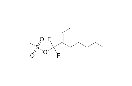 (E)-1,1-DIFLUORO-2-ETHYLIDENEHEPT-1-YL-METHANESULFONATE