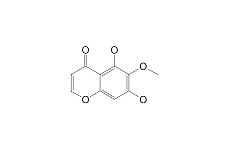 PISONIN_C;5,7-DIHYDROXY-6-METHOXYCHROMONE