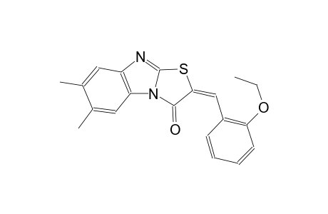 thiazolo[3,2-a]benzimidazol-3(2H)-one, 2-[(2-ethoxyphenyl)methylene]-6,7-dimethyl-, (2E)-