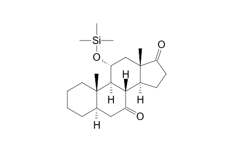 5.ALPHA.-ANDROSTAN-11.ALPHA.-OL-7,17-DIONE-TRIMETHYLSILYL ETHER