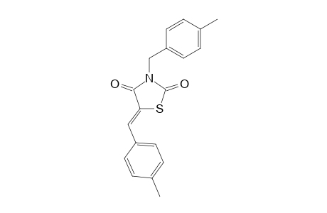 (Z) 3-(4-Methyl-benzyl)-5-(4-methyl-benzylidene)-thiazolidine-2,4-dione
