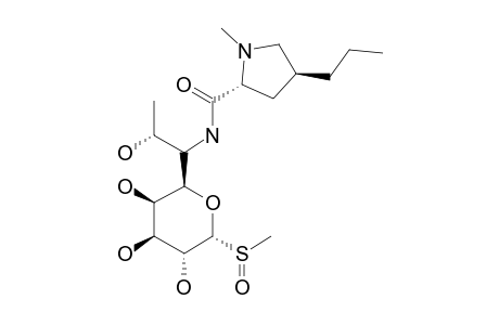 (2R,4S)-N-[(2R)-2-hydroxy-1-[(2R,3R,4S,5R,6R)-3,4,5-trihydroxy-6-methylsulfinyloxan-2-yl]propyl]-1-methyl-4-propylpyrrolidine-2-carboxamide