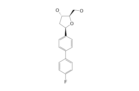 1,2-DIDEOXY-1-BETA-[4-(4-FUOROPHENYL)-PHENYL]-D-RIBOFURANOSIDE
