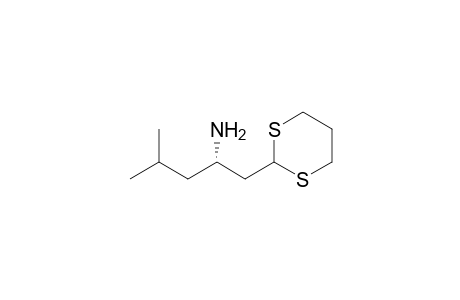 (2S)-1-(1,3-dithian-2-yl)-4-methyl-2-pentanamine