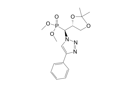 (1S,2R)-1-deoxy-1-(dimethoxyphosphinyl)-2,3-O-isopropylide-1-(4-phenyl-1,2,3-triazol-1-yl)glycerol