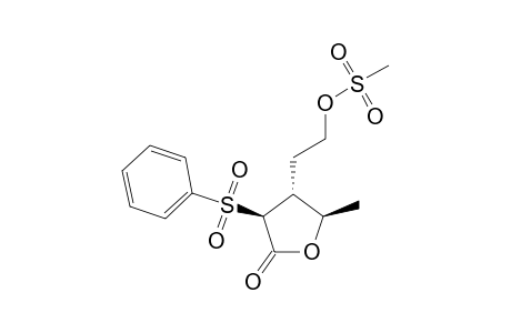 2-[(2R,3R,4S)-4-(Benzenesulfonyl)-2-methyl-5-oxotetrahydrofuran-3-yl]ethyl Methanesulfonate