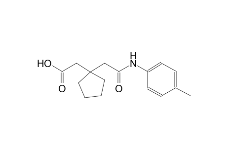 {1-[2-oxo-2-(4-toluidino)ethyl]cyclopentyl}acetic acid