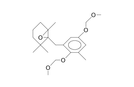 1-(<(1R*,2S*)-1,2-Epoxy-2,6,6-trimethyl-cyclohexyl>-methyl)-2,5-bis(methoxy-methoxy)-3-methyl-benzene