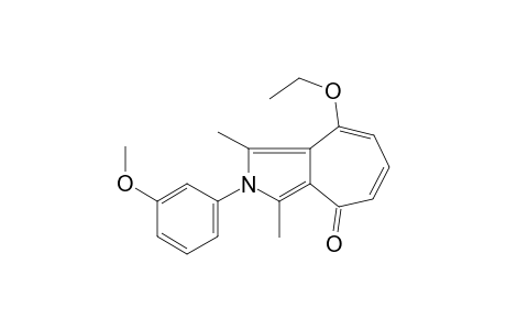 8-Ethoxy-2-(3-methoxy-phenyl)-1,3-dimethyl-2H-cyclohepta[c]pyrrol-4-one