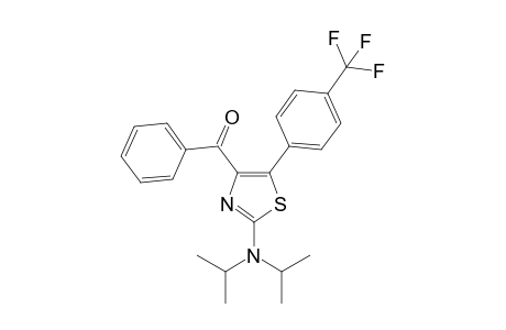 (2-(Diisopropylamino)-5-(4-(trifluoromethyl)phenyl)thiazol-4-yl)(phenyl)methanone